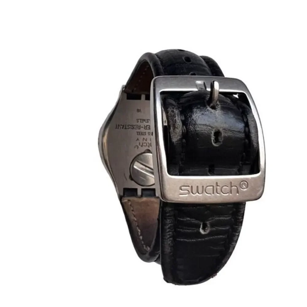 Vintage Men's Swatch Irony Chronograph Watch 4 Jewels‎ V8 Swiss Made Patented WR
